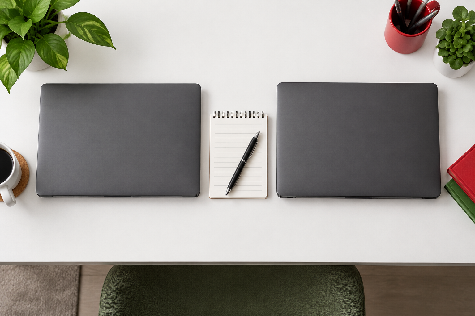 Refurbished Dell Xps Kopen? Dit Zijn Je Beste Opties - It Gigant Twee Merkloze Zakelijke Laptops Naast Elkaar Ter Vergelijking, Representatief Voor De Keuze Tussen Een Refurbished Dell Latitude En Dell Precision